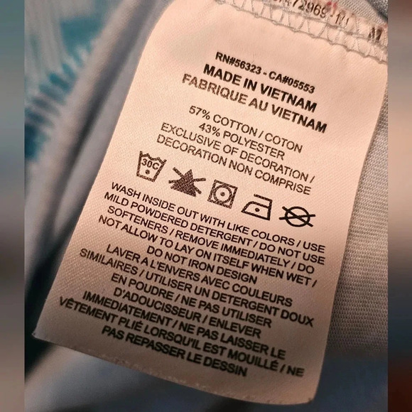 Nike Men's Dri-FIT Printed Laser Blue Training Tee Size Medium NWOT - Picture 10 of 10